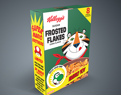 Vintage Cereal Box Redesign