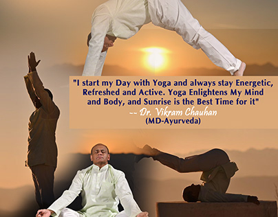 I start my Day with Yoga and always stay Energetic
