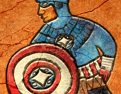 Captain America: Mayan Style