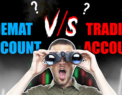 Demat Account vs Trading Account|| Youtube Thumbnail