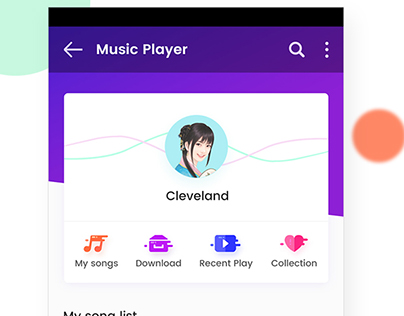 Music Player Animation Gif
