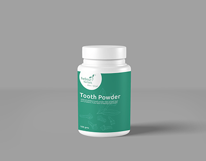 Tooth Powder Label