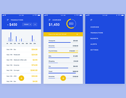 Personal finance app - XD Daily Creative Challenge