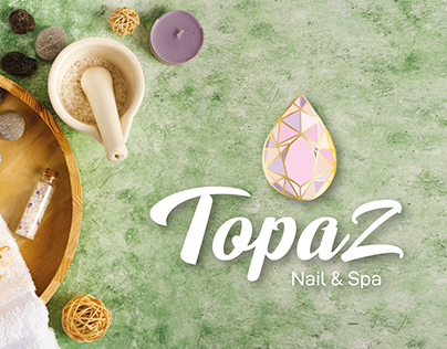 Topaz beauty and spa logo