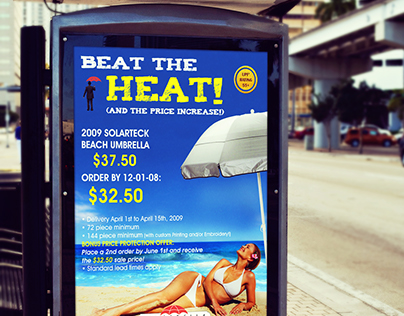 Windbrella "Beat the Heat" Ad Design