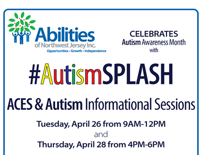 Abilities: Autism SPLASH - Info Session Flyer