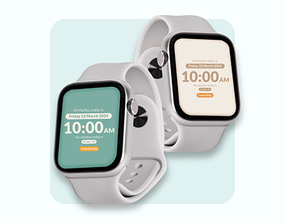 UX UI Smartwatch for Alzheimer's Desing