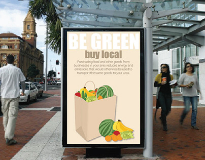 Be Green Posters