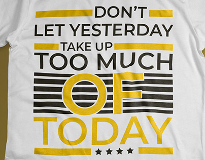 DONT LET YESTERDAY