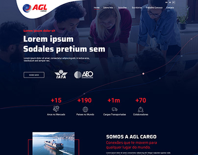AGL Cargo Website Institucional