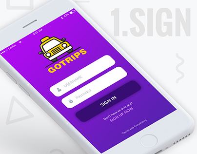 GoTrips Mobile UI/UX Design