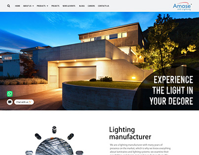 Amaze Light Website Design Customize