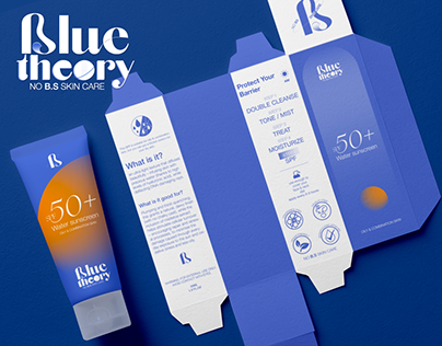 Blue Theory Skin Care Brand Identity