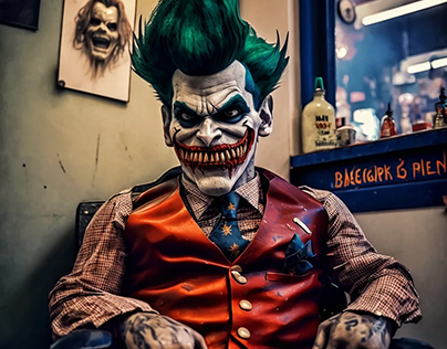 AI Experiments #1 - Joker in an Indian Barber Shop
