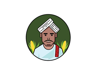 Indian farmer Character