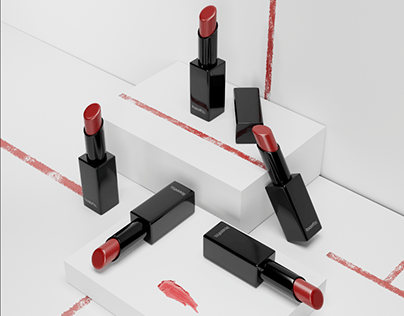 Lipstick 3D Render Using Blender
