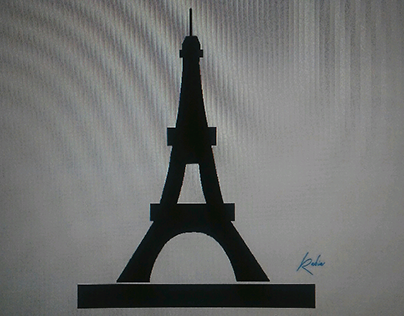 effel tower simple graphics