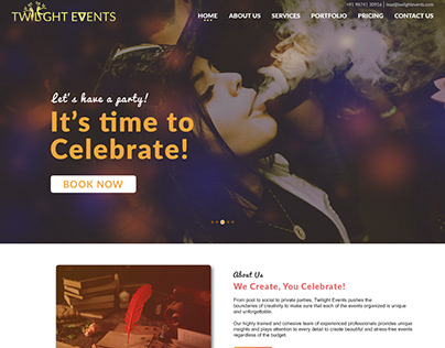 Event Management - Web Design