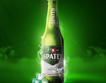 Cerveja Spaten - Photoshop Manipulation