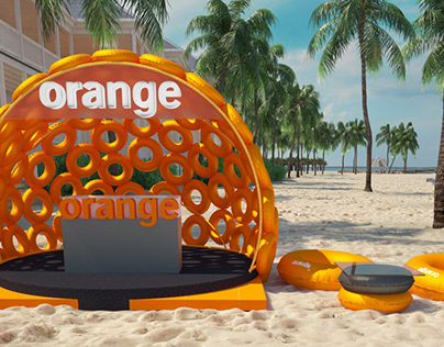 Orange Beach Booth