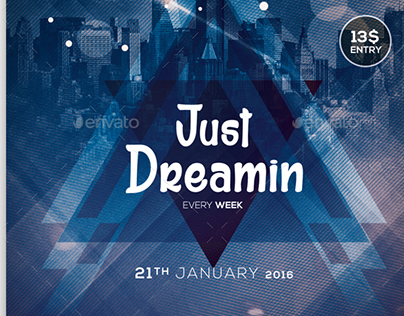 Just Dreamin - PSD Flyer