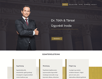 Webdesign for a legal firm