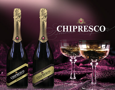 Label for champagne «Chipresco»