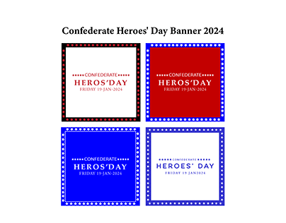 Confederate Heroes' Day Posts 2024