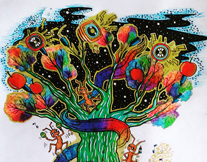 Life color tree