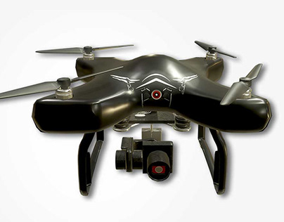 Quadcopter Drone 3D Model