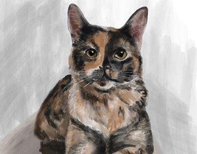 Иллюстрация кошка