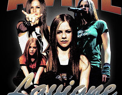 Bootleg Design:Tshirt Design Avril Lavigne