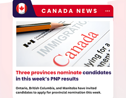 Three provinces nominate candidates in this week’s