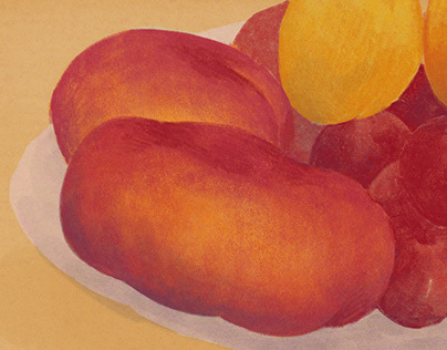 Still Life With Donut Peaches