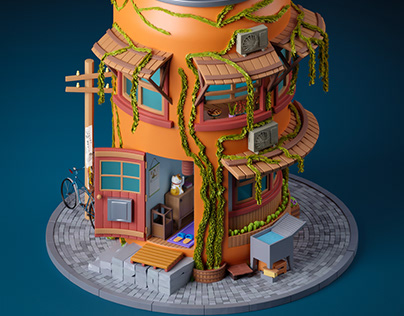 Can house - can it diorama