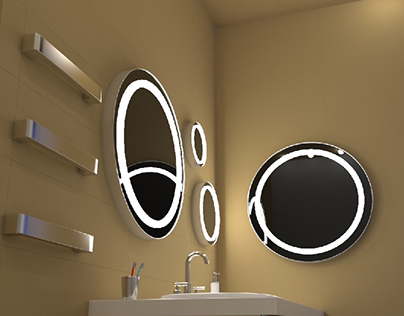 3d bathroom visualisation 
3d mirrors visualisation