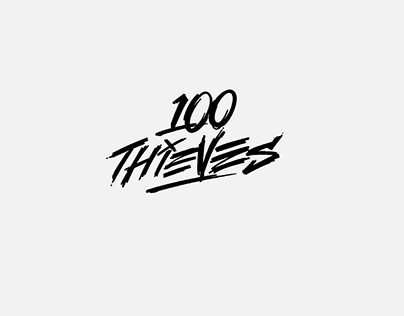 100 Thieves logo intro concept | Motion Graphics