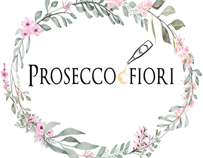 Logo for a startup Prosecco e fiori