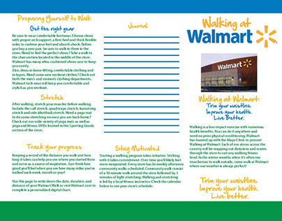 Wal-Mart Trifold