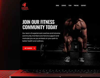 Fitness & Gym Website I Landing Page | Luhar Fitness