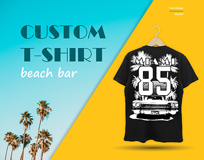 T-shirt for Miami beach bar