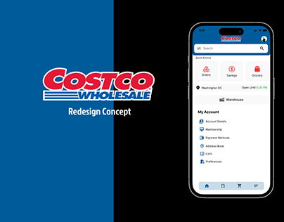 CostCo Wholesale Redesign Concept