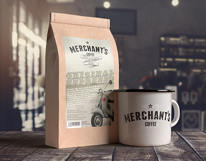 Merchant's Coffee Branding