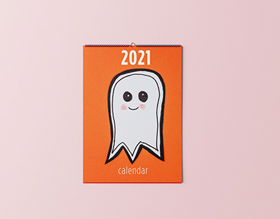 Ghost concept calendar 2021