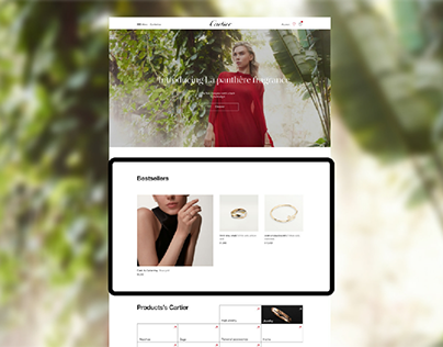 Project thumbnail - Cartier — redesign website