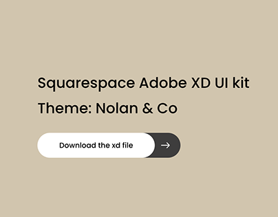 Squarespace Nolan & Co Theme Adobe XD UI Kit