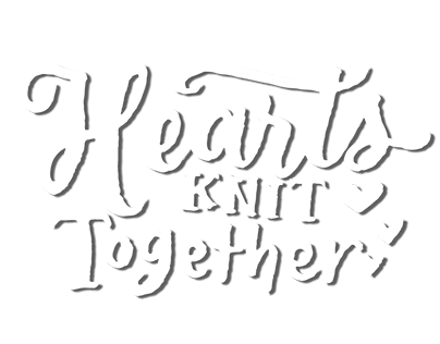 Hearts Knit Together Digital Calligraphy