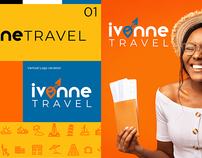 Ivonne Travel Logo and brand Design
