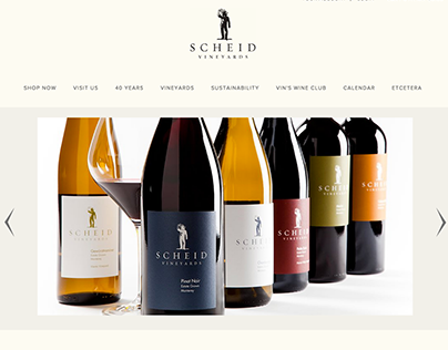 Scheid Vineyards Website