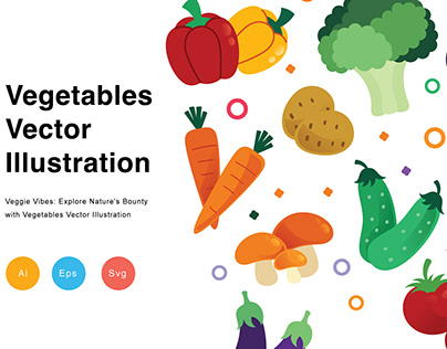 Vegetables Vector Illustration